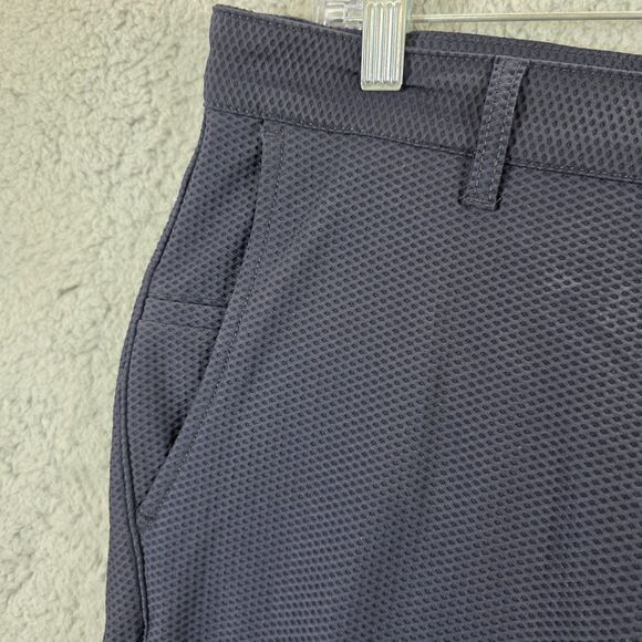 TWILLORY Men's Performance Blue Technical Fabric Tailored Fit Texture Size 36x34 - Picture 2 of 16